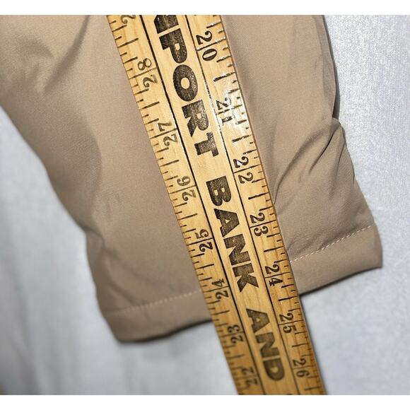 CHOUYATOU Beige Long‎ Coat With Detachable Fur Hat Band Size L New - Picture 8 of 10